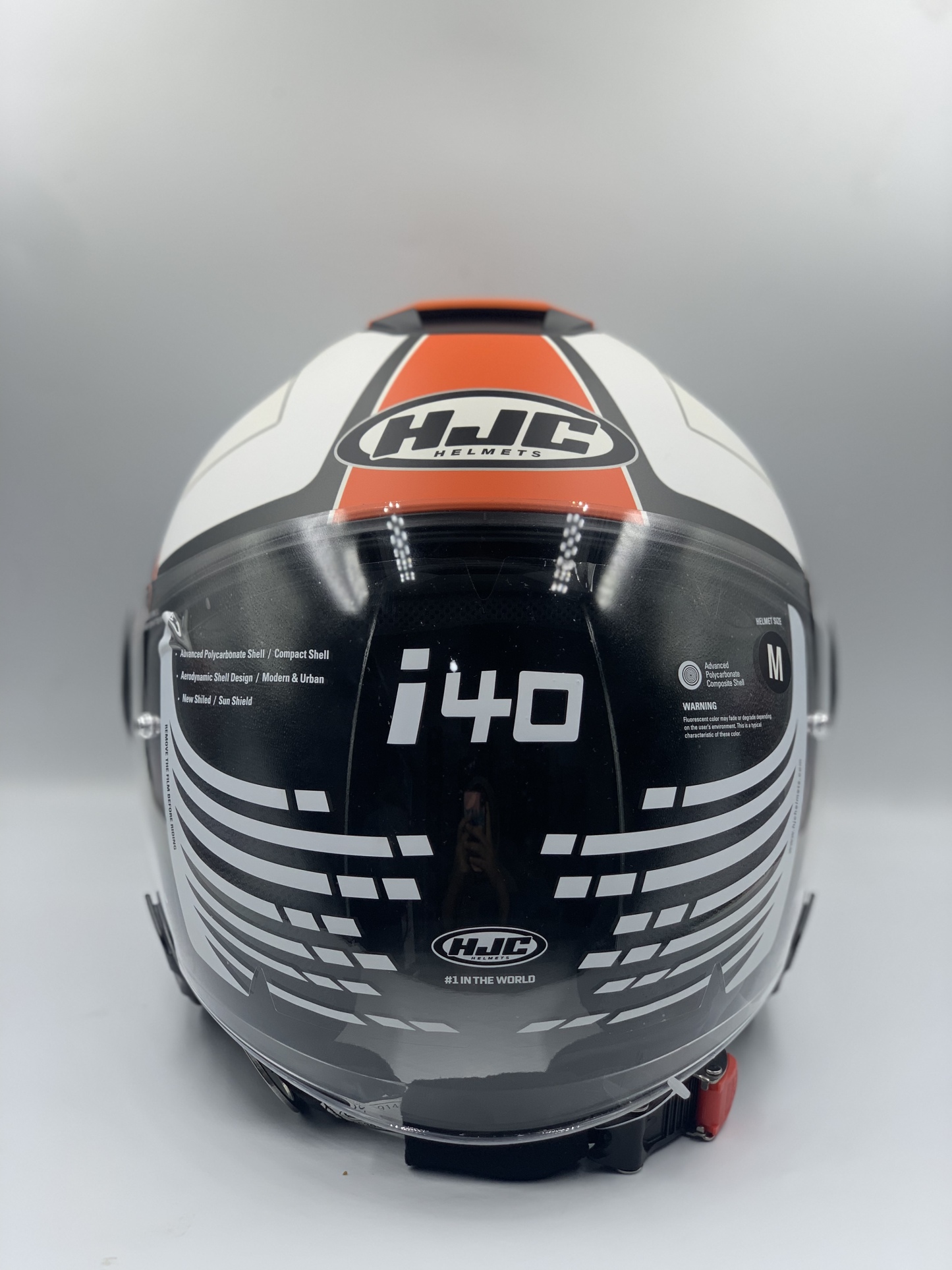 HJC Helmet I40 Panadi MC7SF Open Face (Double Visor)